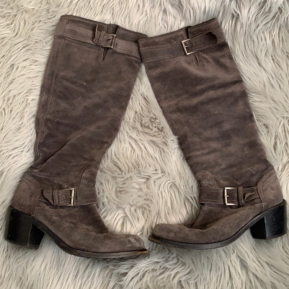 AGL Attilio Giusti Leombruni suede tall boots size 36